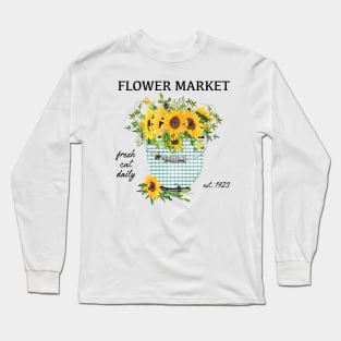 Farm Market Sunflowers C2 Long Sleeve T-Shirt